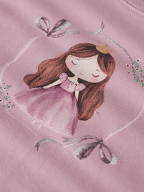 NAME IT Langærmet Bluse Ronesses Keepsake Lilac